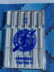 Strojové jehly Universal 70 Schmetz na kartě
