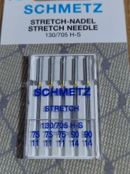 Jehly na pleteninu Schmetz 130/705 H-S (5x75) STRETCH