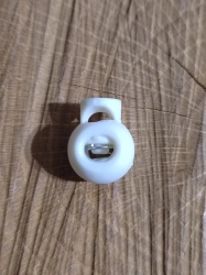 Brzdičky kulaté 15 x 19 mm barva bílá