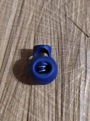 Brzdičky kulaté 15 x 19 mm barva modrá tmavá