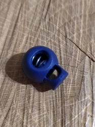 Brzdičky kulaté 15 x 19 mm barva modrá tmavá
