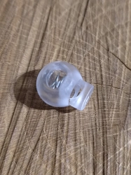 Brzdičky kulaté 15 x 19 mm barva čirá