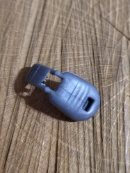 Plastová koncovka na šňůrky 15x19 mm zamačkávací