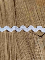 Hadovka šíře 5 mm barva bílá