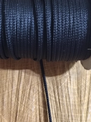 Oděvní šňůra PES Ø3 mm barva černá