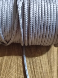 Oděvní šňůra PES Ø2 mm barva šedá