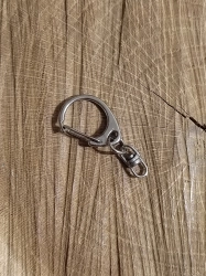Kovová karabinka 18x40 mm barva nikl