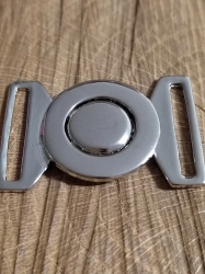 Spona kovová na plavky šíře 23mm barva nikl