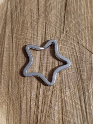 Kroužek na klíče Ø34 mm hvězda