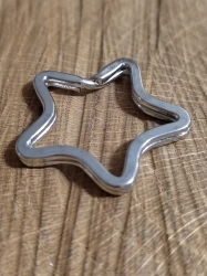 Kroužek na klíče Ø34 mm hvězda