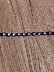 Štrasový prýmek / borta šíře 3 mm