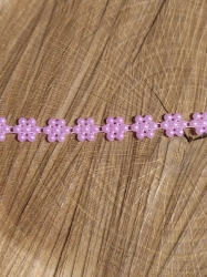 Borta šíře 10 mm květina barva růžová