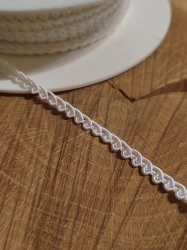 Prýmek šíře 4 mm barva bílá