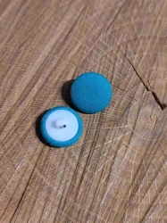Knoflík potažený průměr 14 mm zelená