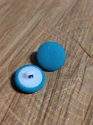 Knoflík potažený průměr 14 mm zelená