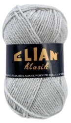 VSV Pletací příze Elian Klasik 130 - šedá