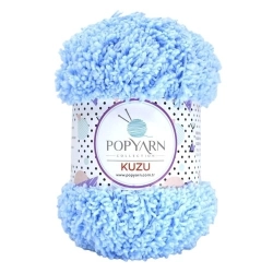 POPYARN Příze Kuzu B05 - modrá, 100g 100m