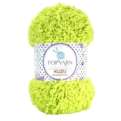 POPYARN Příze Kuzu B09 - zelená, 100g 100m
