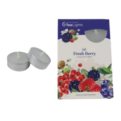 Svíčka čajová FRESH BERRY 6ks