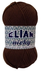 VSV Pletací příze Elian Nicky 1182 - hnědá