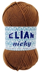 VSV Pletací příze Elian Nicky 5166 - hnědá