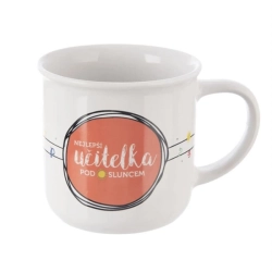 Hrnek porcelán NEJLEPŠÍ UČITELKA 0,34 l O0581