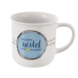 Hrnek porcelán NEJLEPŠÍ UČITEL 0,34 l O0582