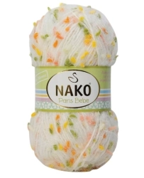 Nako Pletací příze Paris Bebe - 21346 bílá
