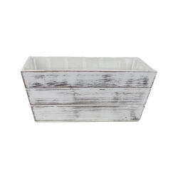 Dřevěný obal s plastem D7986