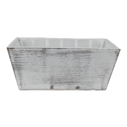 Dřevěný obal s plastem D7984