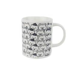 Porcelánový hrnek medvídci X8697