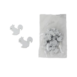 Dekorace veverka 25 ks D8385