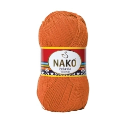Nako Pletací příze Nako Pirlanta Wayuu 11255 - oranžová, mikrovlákno