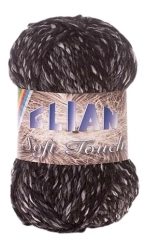 VSV Pletací příze Elian Soft Touch 605 - černá
