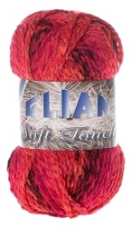 VSV Pletací příze Elian Soft Touch 7256 - červená