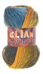 VSV Pletací příze Elian Soft Wool 576 - žlutá