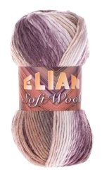 VSV Pletací příze Elian Soft Wool 792 - fialová