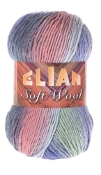 VSV Pletací příze Elian Soft Wool 949 - modrá