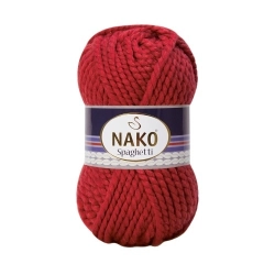 Nako Pletací příze Nako Spaghetti 3630 - červená