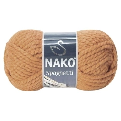Nako Pletací příze Nako Spaghetti 5401 - hnědá