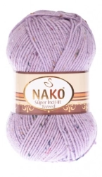 Nako Pletací příze Super Inci Hit Tweed 6888 - fialová