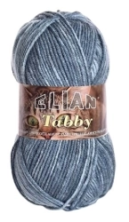 VSV Pletací příze Elian Tabby 31893 - modrá
