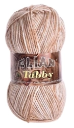 VSV Pletací příze Elian Tabby 31899  - hnědá