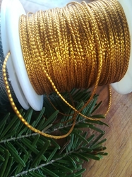 Dutinka vánoční Ø1 mm kulatá, 2 barvy, Barva Zlatá 