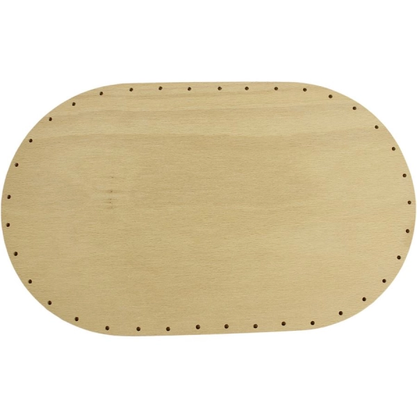 překližka tl.4 mm, ovál 32x16 cm s otvory 22P3216V