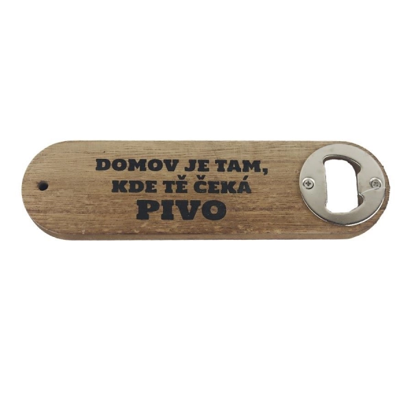 Dárkový dřevěný otvírák D8218