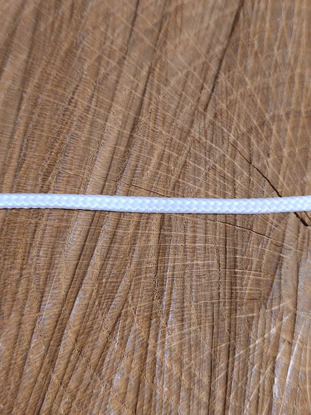 Oděvní šňůra PES Ø2 mm barva bílá