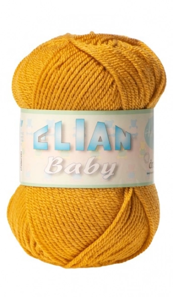 VSV Pletací příze Elian Baby 1636 - žlutá
