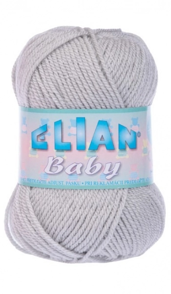 VSV Pletací příze Elian Baby 4672 - šedá