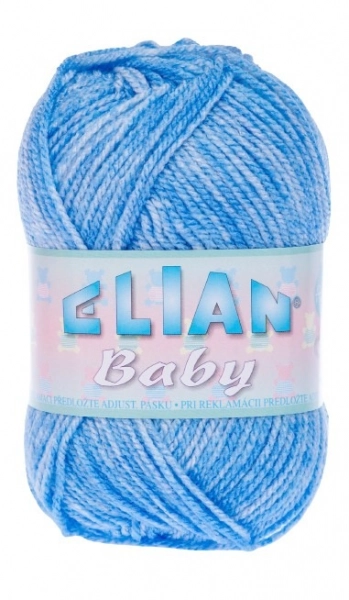 VSV Pletací příze Elian Baby 706 - modrá